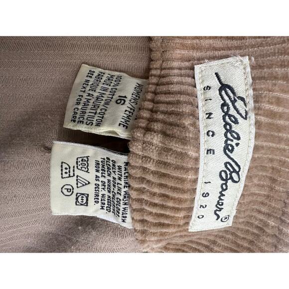 EDDIE BAUER CORDEROY PENCIL SKIRT COTTON SPANDEX BLEND WOMENS PLUS SIZE 16 - Picture 6 of 7